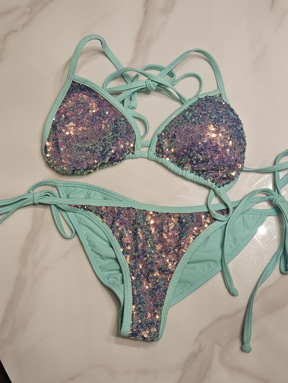 Doll mermaid Sequin Bikini